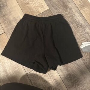 PINK Black Sweatshorts